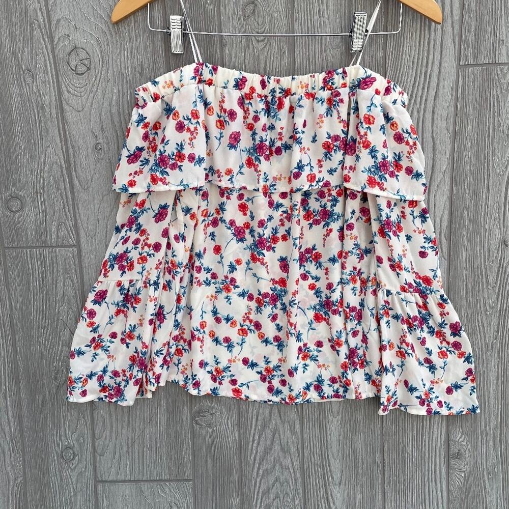 Sienna Sky Floral Off Shoulder Bell Sleeve Blouse